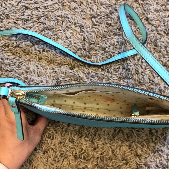 Kate Spade Teal Crossbody Purse - Picture 6 of 6
